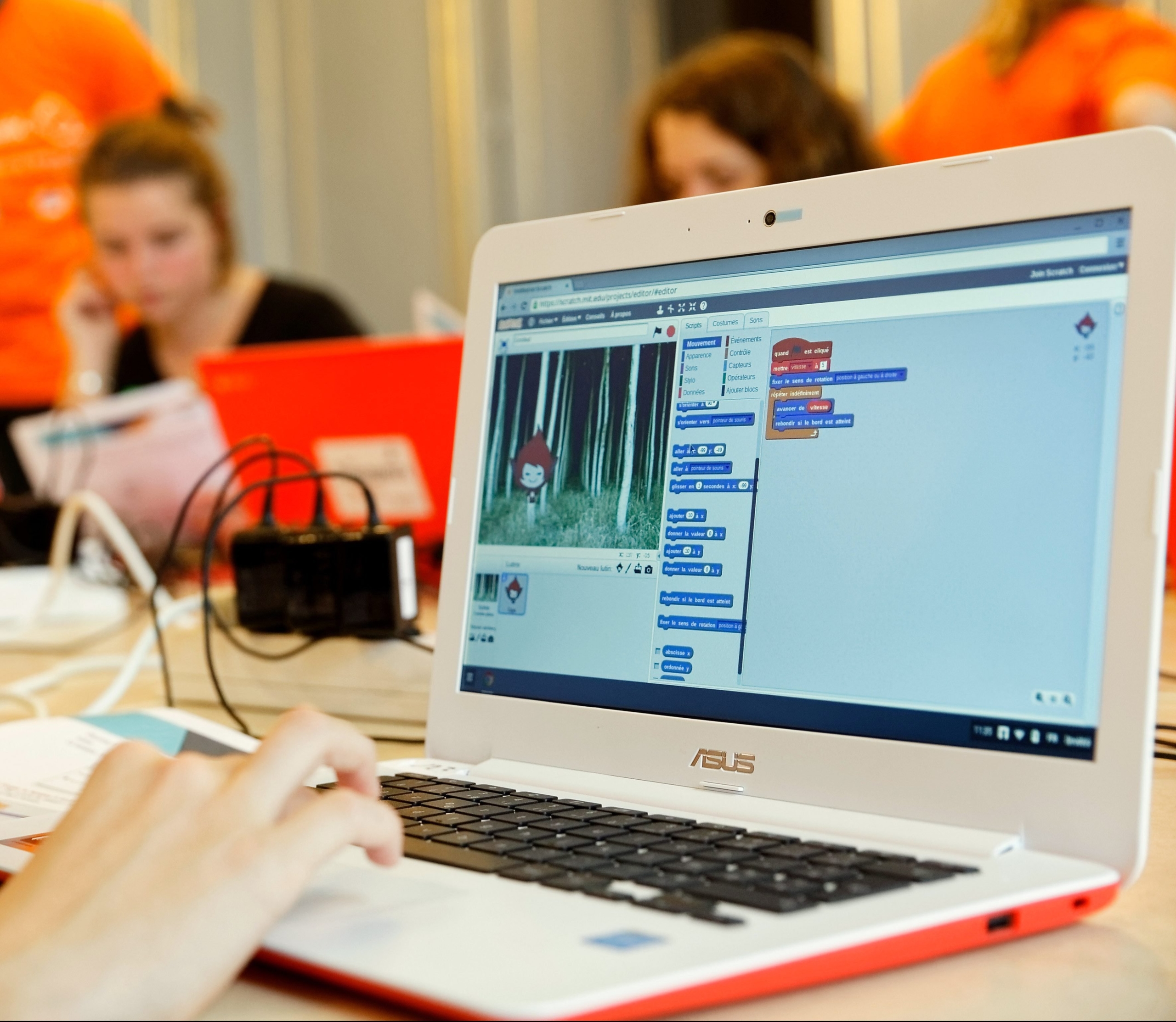 Atelier de programmation avec des jeunes